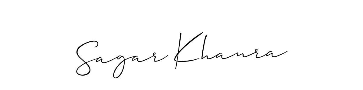 Similarly Allison_Script is the best handwritten signature design. Signature creator online .You can use it as an online autograph creator for name Sagar Khanra. Sagar Khanra signature style 2 images and pictures png