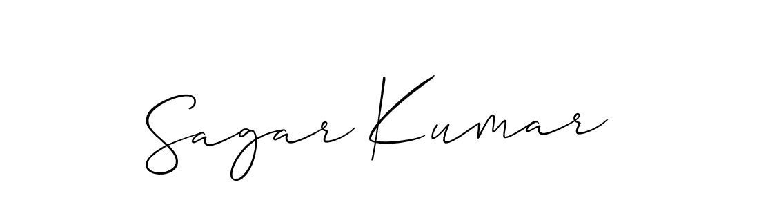 How to make Sagar Kumar signature? Allison_Script is a professional autograph style. Create handwritten signature for Sagar Kumar name. Sagar Kumar signature style 2 images and pictures png