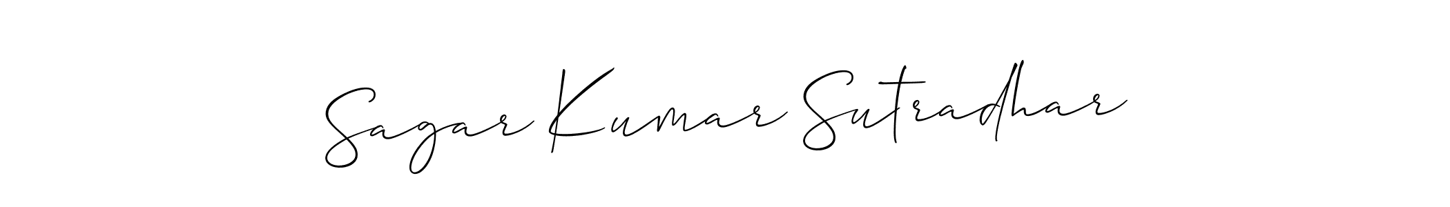 You can use this online signature creator to create a handwritten signature for the name Sagar Kumar Sutradhar. This is the best online autograph maker. Sagar Kumar Sutradhar signature style 2 images and pictures png