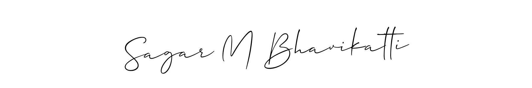 Similarly Allison_Script is the best handwritten signature design. Signature creator online .You can use it as an online autograph creator for name Sagar M Bhavikatti. Sagar M Bhavikatti signature style 2 images and pictures png