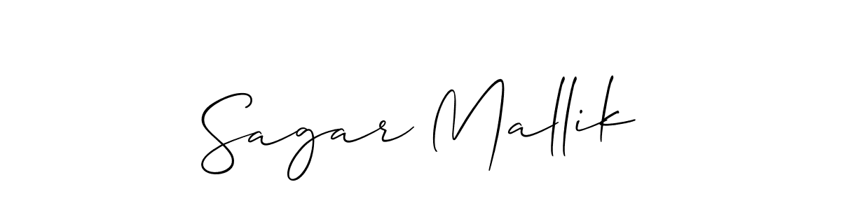 Similarly Allison_Script is the best handwritten signature design. Signature creator online .You can use it as an online autograph creator for name Sagar Mallik. Sagar Mallik signature style 2 images and pictures png