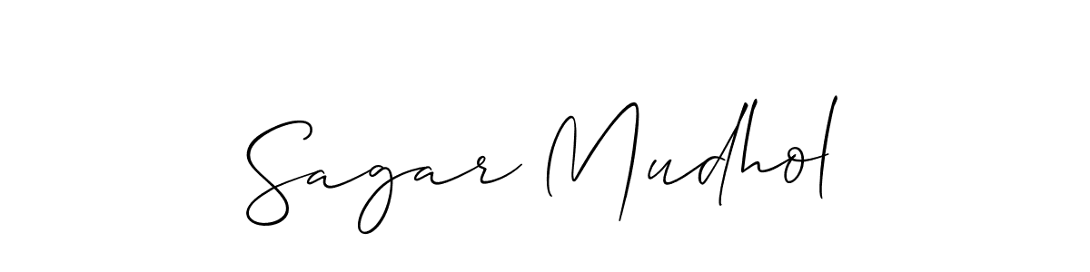 You can use this online signature creator to create a handwritten signature for the name Sagar Mudhol. This is the best online autograph maker. Sagar Mudhol signature style 2 images and pictures png