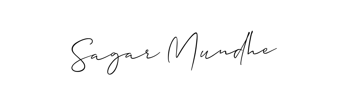 How to Draw Sagar Mundhe signature style? Allison_Script is a latest design signature styles for name Sagar Mundhe. Sagar Mundhe signature style 2 images and pictures png