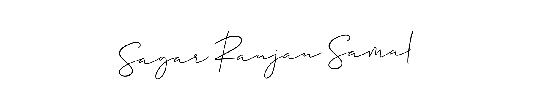 How to Draw Sagar Ranjan Samal signature style? Allison_Script is a latest design signature styles for name Sagar Ranjan Samal. Sagar Ranjan Samal signature style 2 images and pictures png