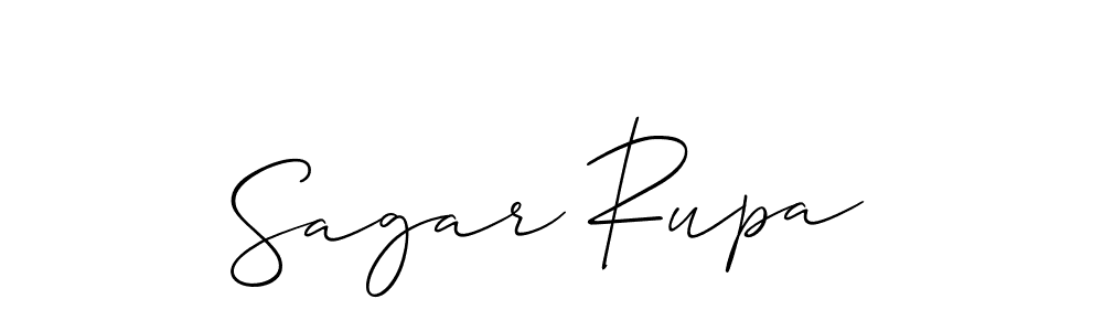 Sagar Rupa stylish signature style. Best Handwritten Sign (Allison_Script) for my name. Handwritten Signature Collection Ideas for my name Sagar Rupa. Sagar Rupa signature style 2 images and pictures png