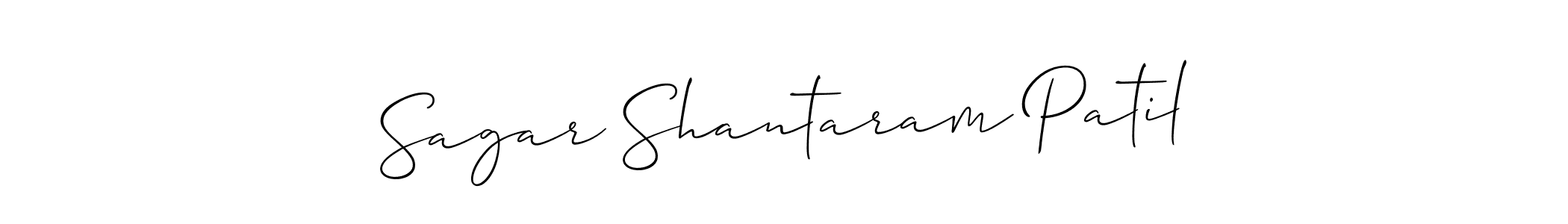Also we have Sagar Shantaram Patil name is the best signature style. Create professional handwritten signature collection using Allison_Script autograph style. Sagar Shantaram Patil signature style 2 images and pictures png