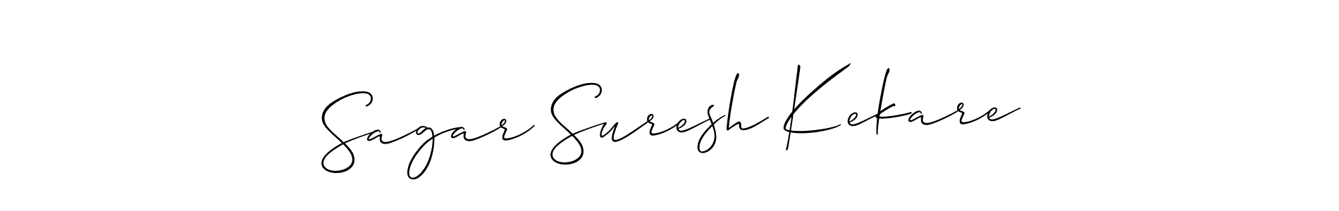Make a short Sagar Suresh Kekare signature style. Manage your documents anywhere anytime using Allison_Script. Create and add eSignatures, submit forms, share and send files easily. Sagar Suresh Kekare signature style 2 images and pictures png