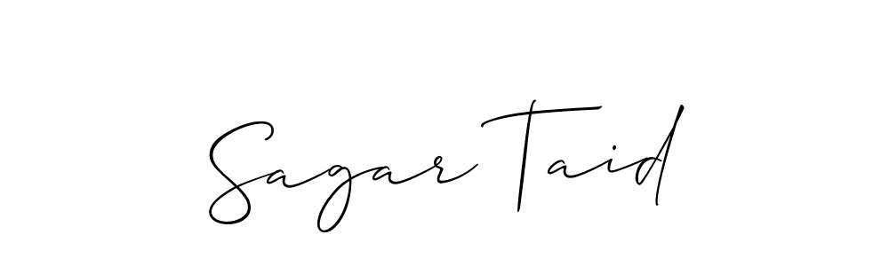 Here are the top 10 professional signature styles for the name Sagar Taid. These are the best autograph styles you can use for your name. Sagar Taid signature style 2 images and pictures png