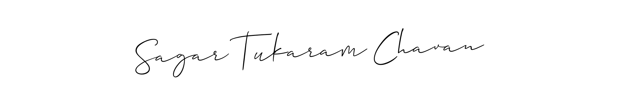Sagar Tukaram Chavan stylish signature style. Best Handwritten Sign (Allison_Script) for my name. Handwritten Signature Collection Ideas for my name Sagar Tukaram Chavan. Sagar Tukaram Chavan signature style 2 images and pictures png