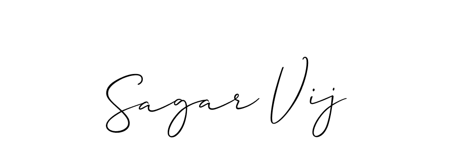 Once you've used our free online signature maker to create your best signature Allison_Script style, it's time to enjoy all of the benefits that Sagar Vij name signing documents. Sagar Vij signature style 2 images and pictures png