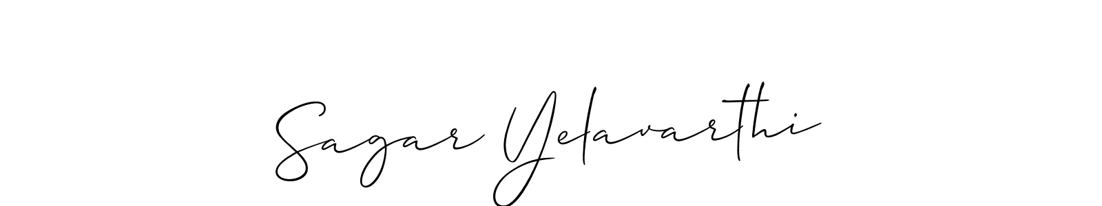 Once you've used our free online signature maker to create your best signature Allison_Script style, it's time to enjoy all of the benefits that Sagar Yelavarthi name signing documents. Sagar Yelavarthi signature style 2 images and pictures png