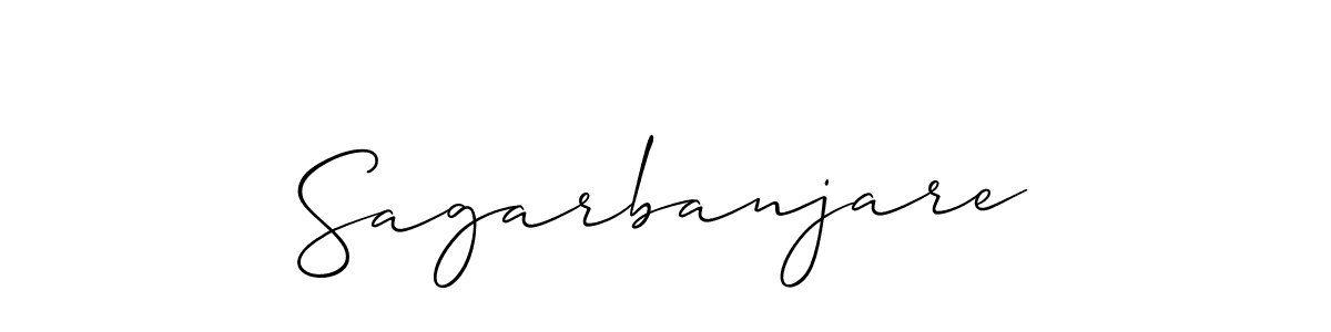 It looks lik you need a new signature style for name Sagarbanjare. Design unique handwritten (Allison_Script) signature with our free signature maker in just a few clicks. Sagarbanjare signature style 2 images and pictures png