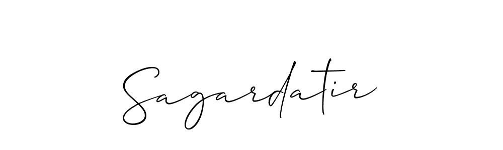 if you are searching for the best signature style for your name Sagardatir. so please give up your signature search. here we have designed multiple signature styles  using Allison_Script. Sagardatir signature style 2 images and pictures png