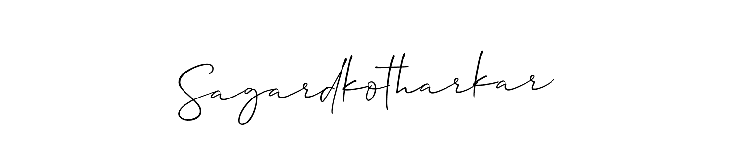 Best and Professional Signature Style for Sagardkotharkar. Allison_Script Best Signature Style Collection. Sagardkotharkar signature style 2 images and pictures png