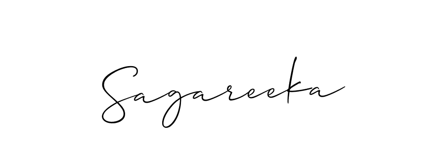 Sagareeka stylish signature style. Best Handwritten Sign (Allison_Script) for my name. Handwritten Signature Collection Ideas for my name Sagareeka. Sagareeka signature style 2 images and pictures png