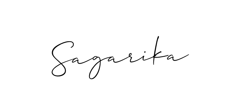 if you are searching for the best signature style for your name Sagarika. so please give up your signature search. here we have designed multiple signature styles  using Allison_Script. Sagarika signature style 2 images and pictures png