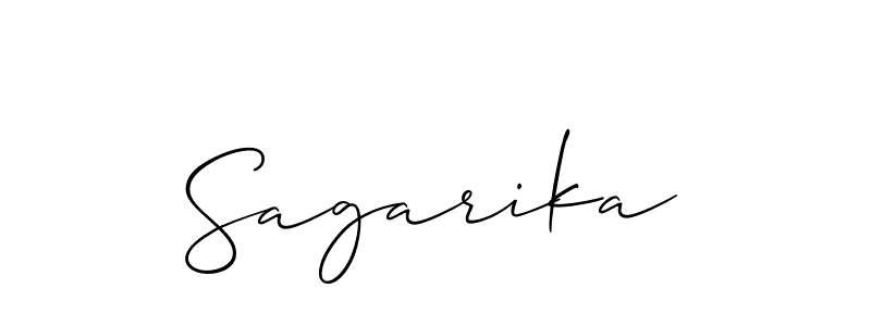 Also You can easily find your signature by using the search form. We will create Sagarika name handwritten signature images for you free of cost using Allison_Script sign style. Sagarika signature style 2 images and pictures png