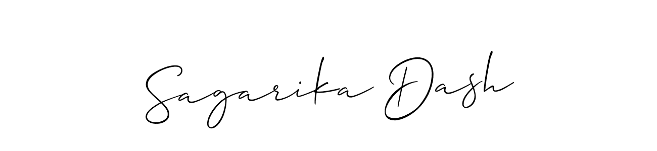 if you are searching for the best signature style for your name Sagarika Dash. so please give up your signature search. here we have designed multiple signature styles  using Allison_Script. Sagarika Dash signature style 2 images and pictures png