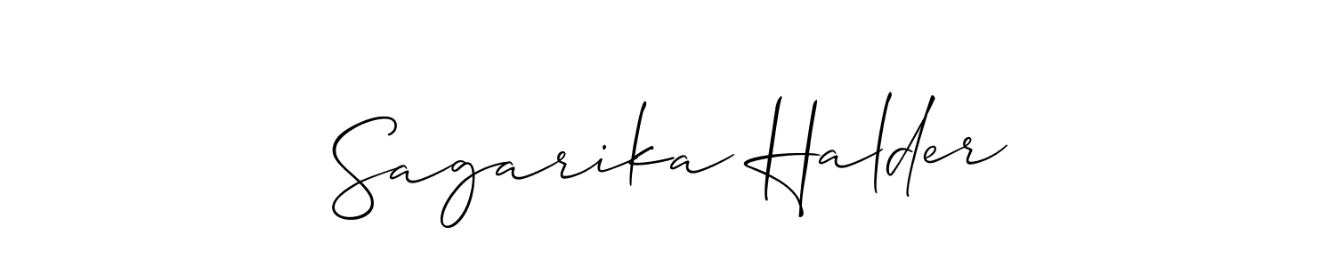 Check out images of Autograph of Sagarika Halder name. Actor Sagarika Halder Signature Style. Allison_Script is a professional sign style online. Sagarika Halder signature style 2 images and pictures png