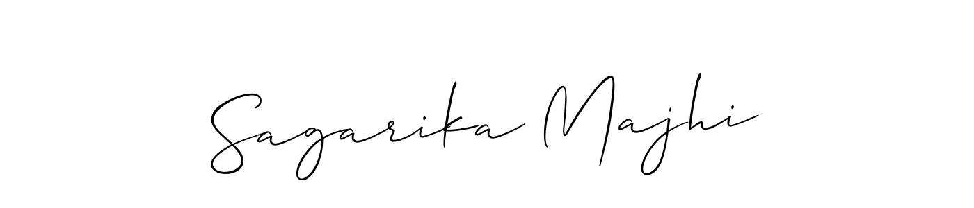 if you are searching for the best signature style for your name Sagarika Majhi. so please give up your signature search. here we have designed multiple signature styles  using Allison_Script. Sagarika Majhi signature style 2 images and pictures png