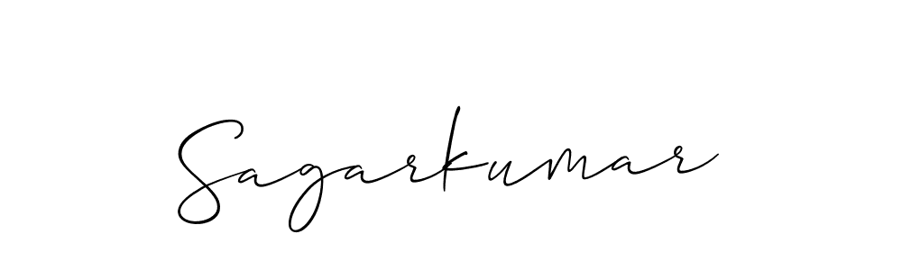 Create a beautiful signature design for name Sagarkumar. With this signature (Allison_Script) fonts, you can make a handwritten signature for free. Sagarkumar signature style 2 images and pictures png