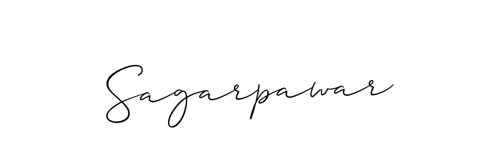 Sagarpawar stylish signature style. Best Handwritten Sign (Allison_Script) for my name. Handwritten Signature Collection Ideas for my name Sagarpawar. Sagarpawar signature style 2 images and pictures png