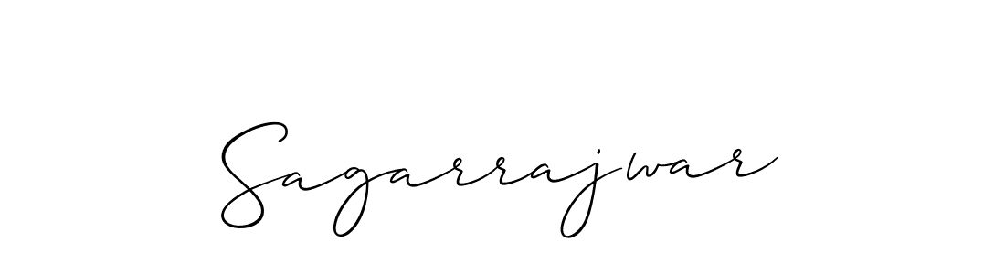 How to make Sagarrajwar signature? Allison_Script is a professional autograph style. Create handwritten signature for Sagarrajwar name. Sagarrajwar signature style 2 images and pictures png
