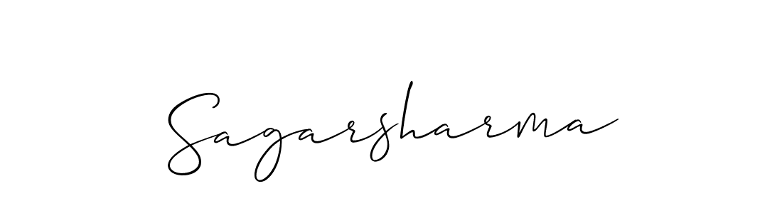 Also You can easily find your signature by using the search form. We will create Sagarsharma name handwritten signature images for you free of cost using Allison_Script sign style. Sagarsharma signature style 2 images and pictures png