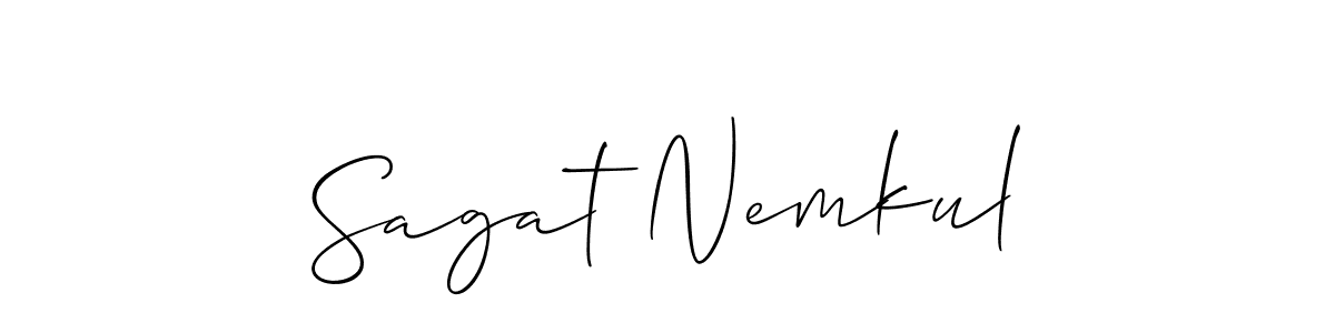 Once you've used our free online signature maker to create your best signature Allison_Script style, it's time to enjoy all of the benefits that Sagat Nemkul name signing documents. Sagat Nemkul signature style 2 images and pictures png