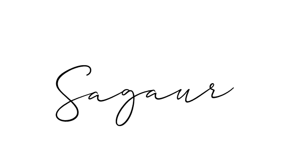 Sagaur stylish signature style. Best Handwritten Sign (Allison_Script) for my name. Handwritten Signature Collection Ideas for my name Sagaur. Sagaur signature style 2 images and pictures png