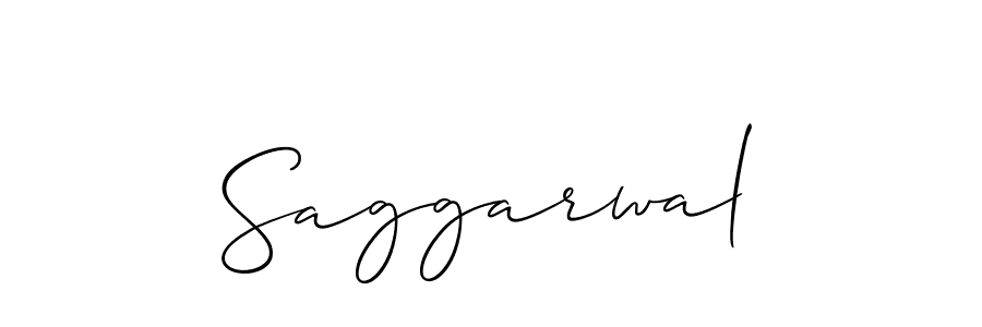 Create a beautiful signature design for name Saggarwal. With this signature (Allison_Script) fonts, you can make a handwritten signature for free. Saggarwal signature style 2 images and pictures png