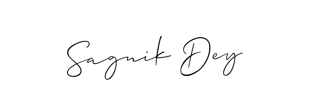 This is the best signature style for the Sagnik Dey name. Also you like these signature font (Allison_Script). Mix name signature. Sagnik Dey signature style 2 images and pictures png