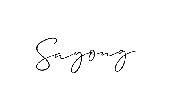 It looks lik you need a new signature style for name Sagong. Design unique handwritten (Allison_Script) signature with our free signature maker in just a few clicks. Sagong signature style 2 images and pictures png