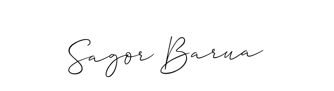 Make a beautiful signature design for name Sagor Barua. Use this online signature maker to create a handwritten signature for free. Sagor Barua signature style 2 images and pictures png