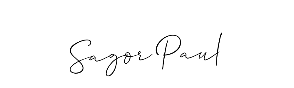 How to Draw Sagor Paul signature style? Allison_Script is a latest design signature styles for name Sagor Paul. Sagor Paul signature style 2 images and pictures png