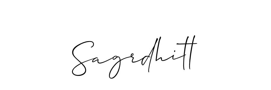 Make a beautiful signature design for name Sagrdhitl. With this signature (Allison_Script) style, you can create a handwritten signature for free. Sagrdhitl signature style 2 images and pictures png