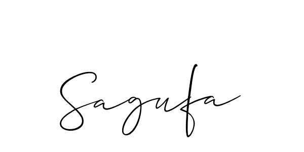 You should practise on your own different ways (Allison_Script) to write your name (Sagufa) in signature. don't let someone else do it for you. Sagufa signature style 2 images and pictures png