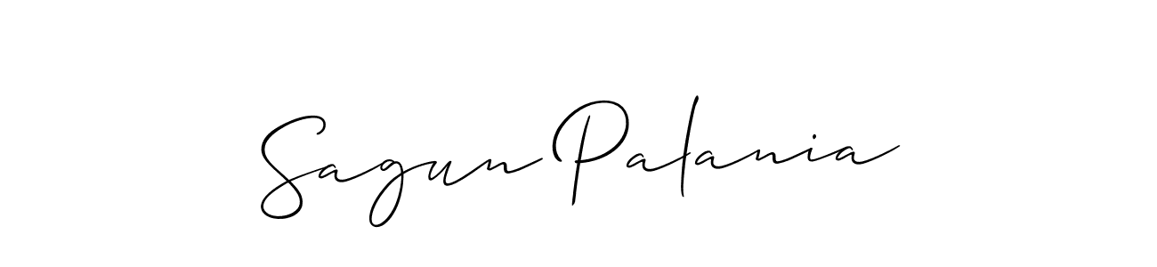 Once you've used our free online signature maker to create your best signature Allison_Script style, it's time to enjoy all of the benefits that Sagun Palania name signing documents. Sagun Palania signature style 2 images and pictures png