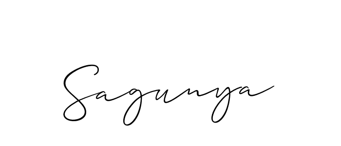 Also You can easily find your signature by using the search form. We will create Sagunya name handwritten signature images for you free of cost using Allison_Script sign style. Sagunya signature style 2 images and pictures png