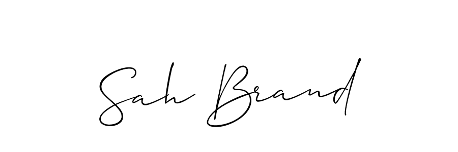 Make a short Sah Brand signature style. Manage your documents anywhere anytime using Allison_Script. Create and add eSignatures, submit forms, share and send files easily. Sah Brand signature style 2 images and pictures png