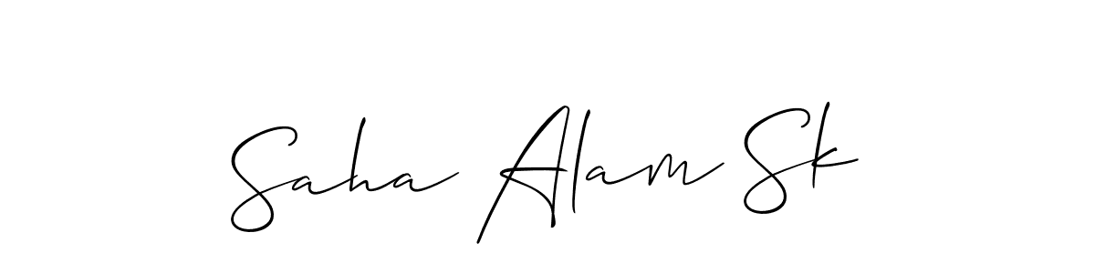 Check out images of Autograph of Saha Alam Sk name. Actor Saha Alam Sk Signature Style. Allison_Script is a professional sign style online. Saha Alam Sk signature style 2 images and pictures png