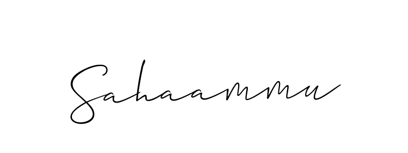 Make a short Sahaammu signature style. Manage your documents anywhere anytime using Allison_Script. Create and add eSignatures, submit forms, share and send files easily. Sahaammu signature style 2 images and pictures png