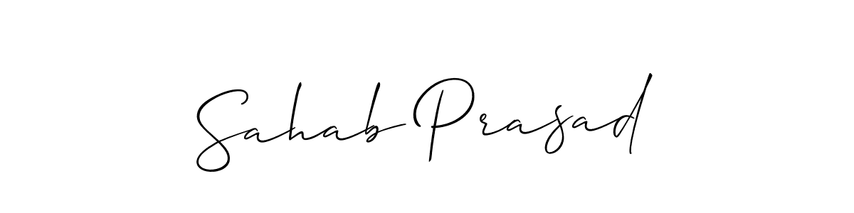 See photos of Sahab Prasad official signature by Spectra . Check more albums & portfolios. Read reviews & check more about Allison_Script font. Sahab Prasad signature style 2 images and pictures png