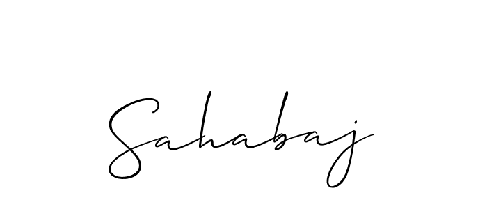 Once you've used our free online signature maker to create your best signature Allison_Script style, it's time to enjoy all of the benefits that Sahabaj name signing documents. Sahabaj signature style 2 images and pictures png