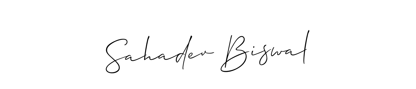 Here are the top 10 professional signature styles for the name Sahadev Biswal. These are the best autograph styles you can use for your name. Sahadev Biswal signature style 2 images and pictures png