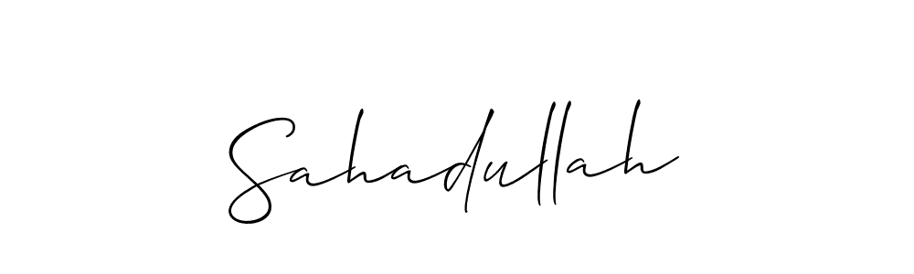 It looks lik you need a new signature style for name Sahadullah. Design unique handwritten (Allison_Script) signature with our free signature maker in just a few clicks. Sahadullah signature style 2 images and pictures png