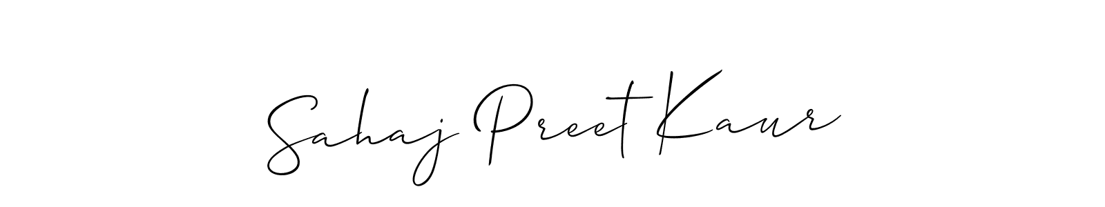 Once you've used our free online signature maker to create your best signature Allison_Script style, it's time to enjoy all of the benefits that Sahaj Preet Kaur name signing documents. Sahaj Preet Kaur signature style 2 images and pictures png