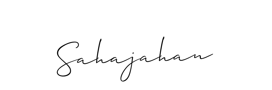 Sahajahan stylish signature style. Best Handwritten Sign (Allison_Script) for my name. Handwritten Signature Collection Ideas for my name Sahajahan. Sahajahan signature style 2 images and pictures png