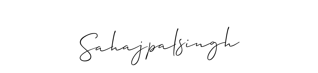 Make a short Sahajpalsingh signature style. Manage your documents anywhere anytime using Allison_Script. Create and add eSignatures, submit forms, share and send files easily. Sahajpalsingh signature style 2 images and pictures png