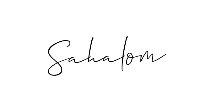 Check out images of Autograph of Sahalom name. Actor Sahalom Signature Style. Allison_Script is a professional sign style online. Sahalom signature style 2 images and pictures png